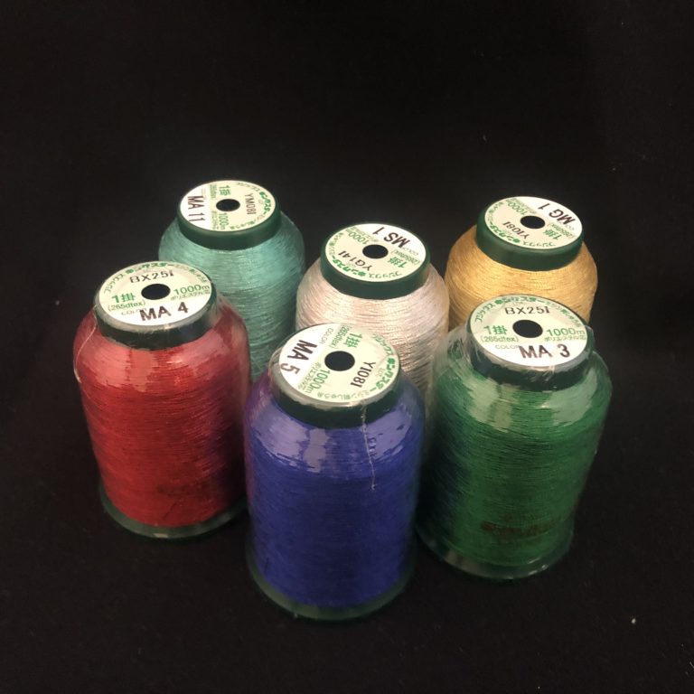 Machine Embroidery with Metallic Thread Machine Embroidery Geek