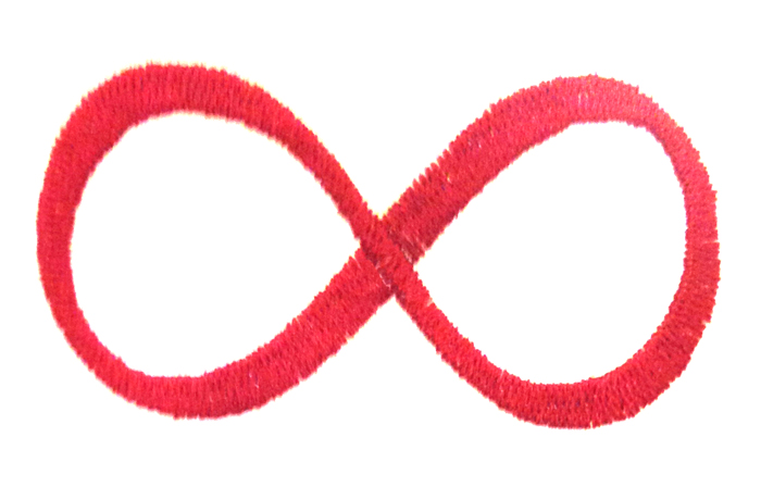 infinity embroidery design