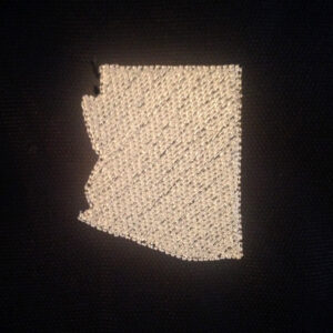 Arizona appliqué and embroidery design.