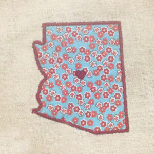 Arizona appliqué and embroidery design.