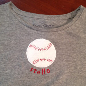 Baseball Machine Appliqué Design