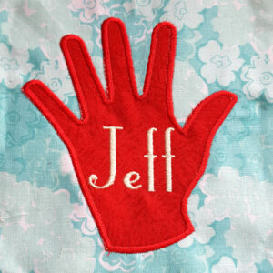 Simple hand machine embroidery and appliqué designs in several sizes and styles.