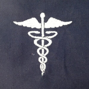 Caduceus – medical symbol machine embroidery design. Simple caduceus design associated with Mercury and Hermes or anything medically related