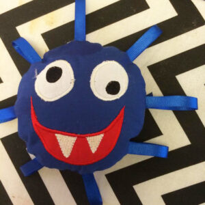 In-the-hoop silly baby toy