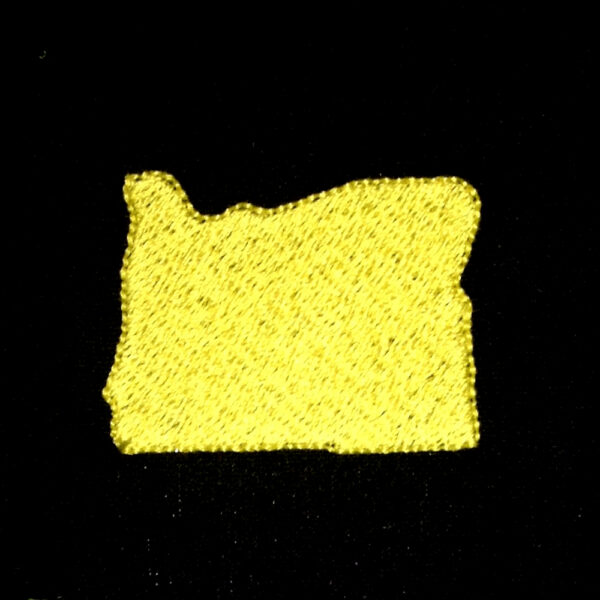 Oregon appliqué and embroidery design in 7 styles and sizes.  Buy this state (Oregon)  -  get any state free - Image 3