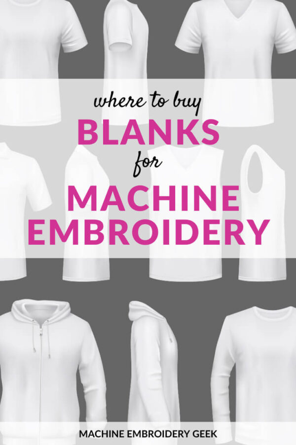Blanks for machine embroidery and appliqué Machine Embroidery Geek