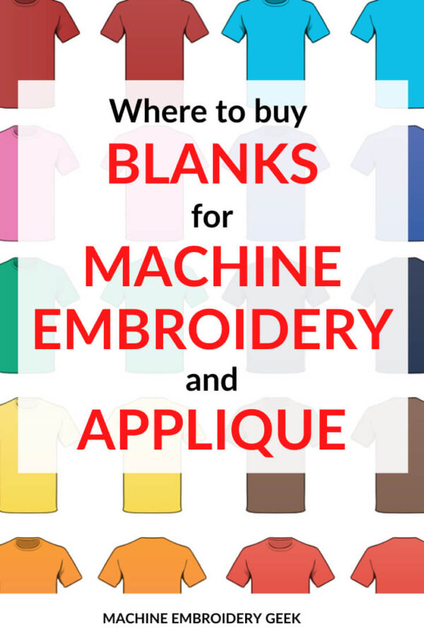 Blanks for machine embroidery and appliqué Machine Embroidery Geek