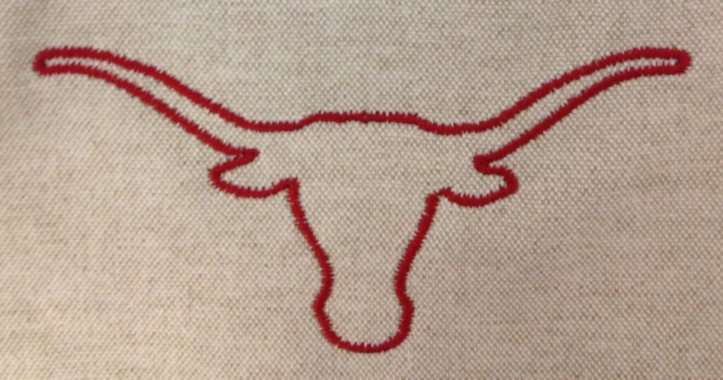 free texas longhorn applique