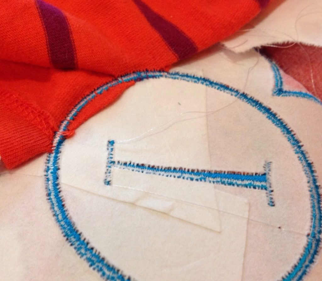 keep fabric out of the way when embroidering