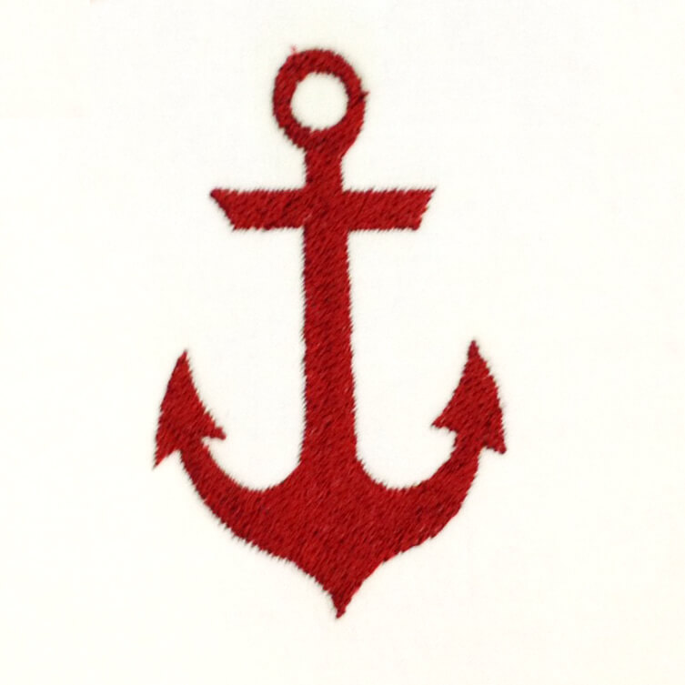 anchor embroidery design