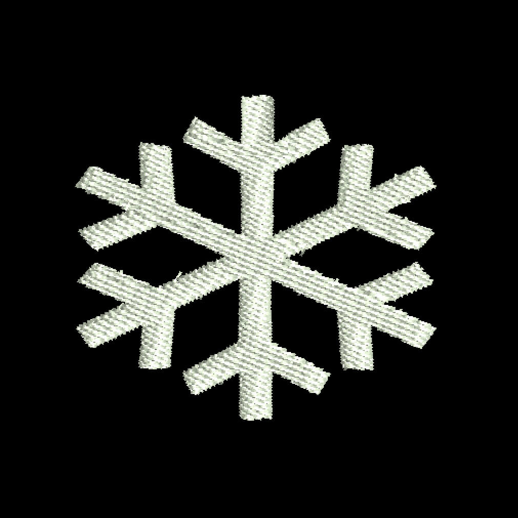 free snowflake machine embroidery design