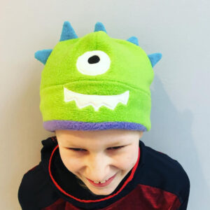 Monster hat faces (as seen on fleece hats in Creative Machine Embroidery Magazine)