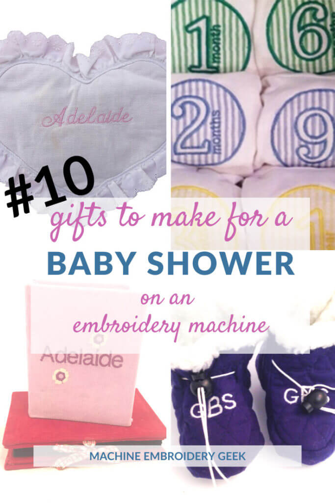baby shower gifts to make on your embroidery machine