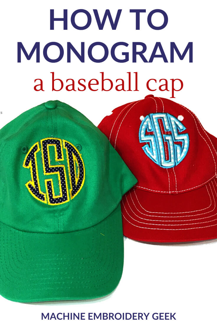 How to embroider on a baseball cap - Machine Embroidery Geek
