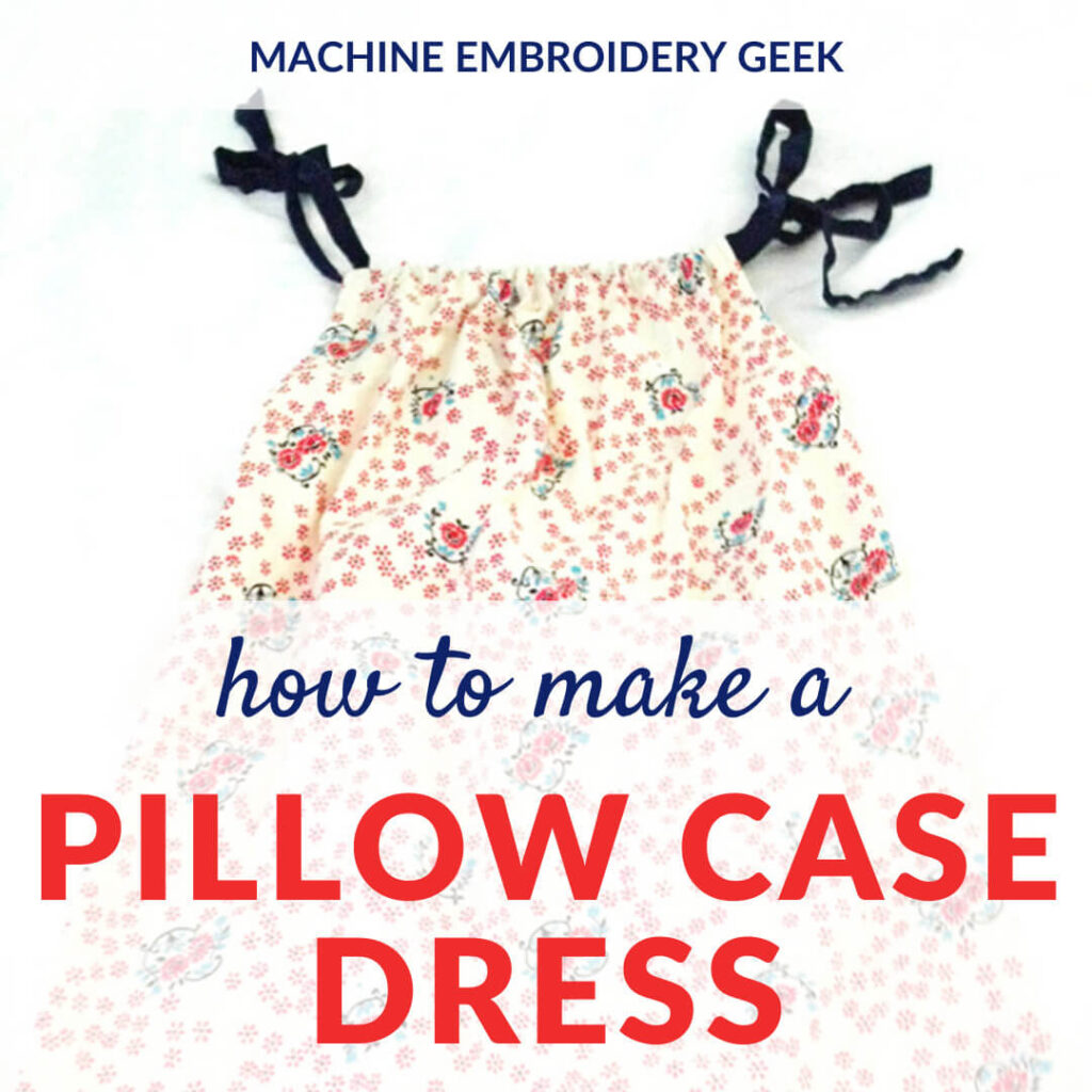 how to make a pillow case dress