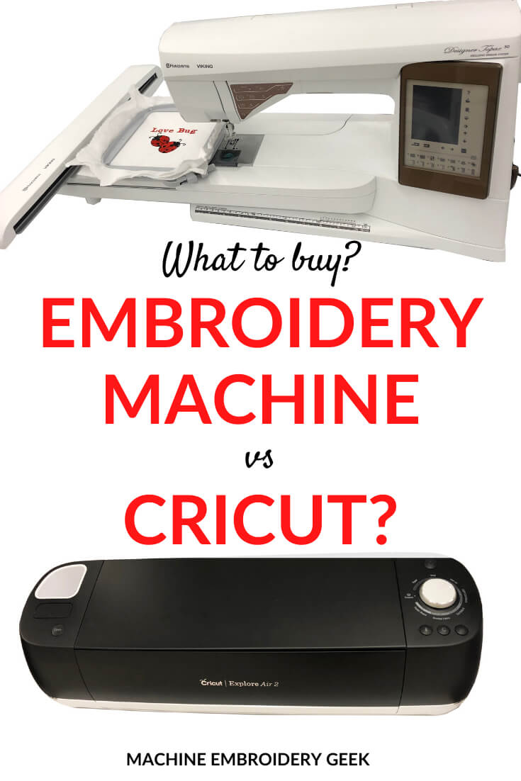 Embroidery Machine Vs Cricut Embroidery Machine Vs Cricut