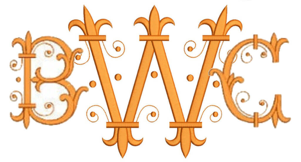 Medieval monogram font