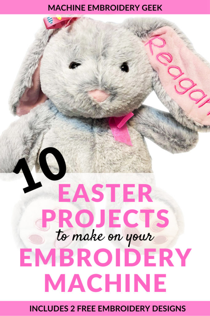 10 Easter projects to make on your embroidery machine