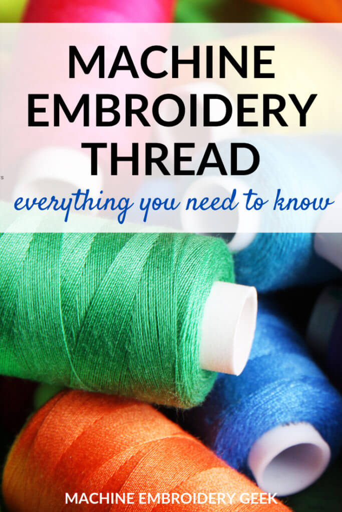 machine embroidery thread