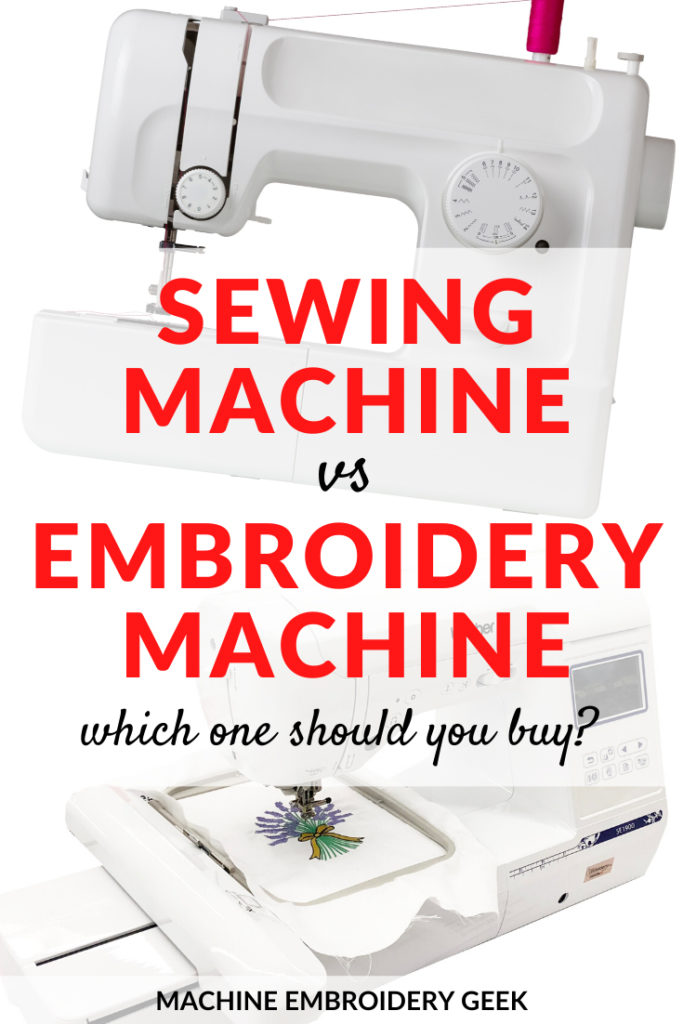 sewing vs embroidery machine