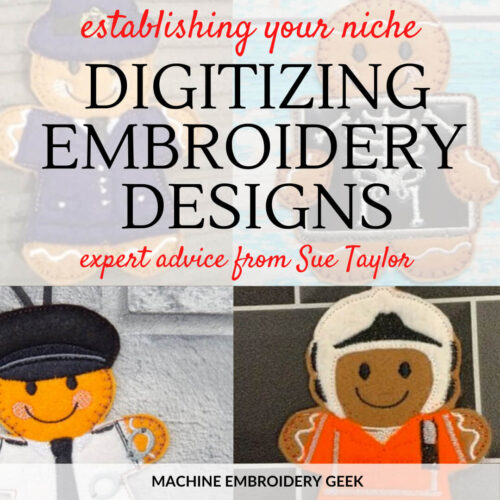 Digitizing embroidery designs with Sue Taylor