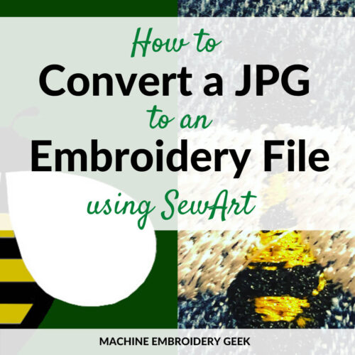 How to convert a JPG to an embroidery file
