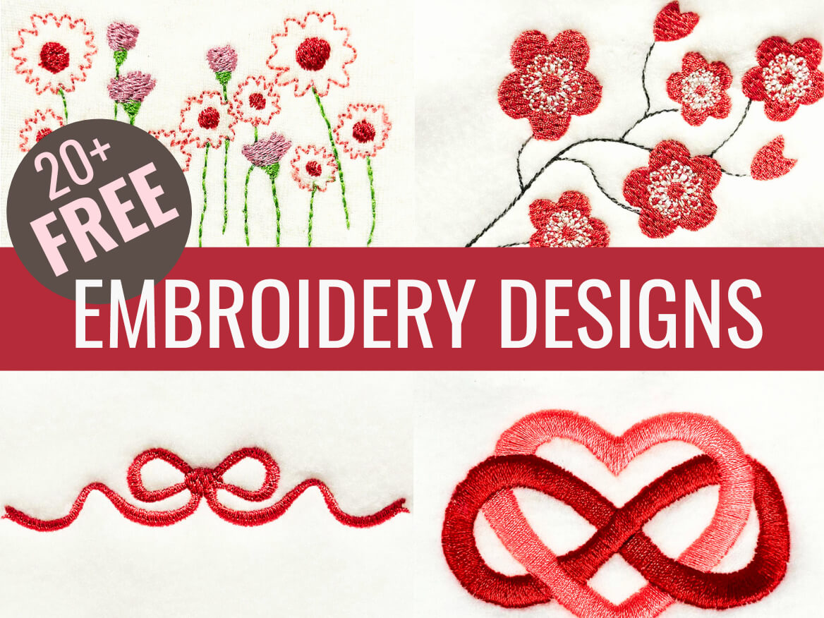 20+ free embroidery designs