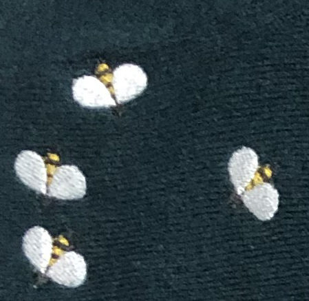 free bee embroidery design