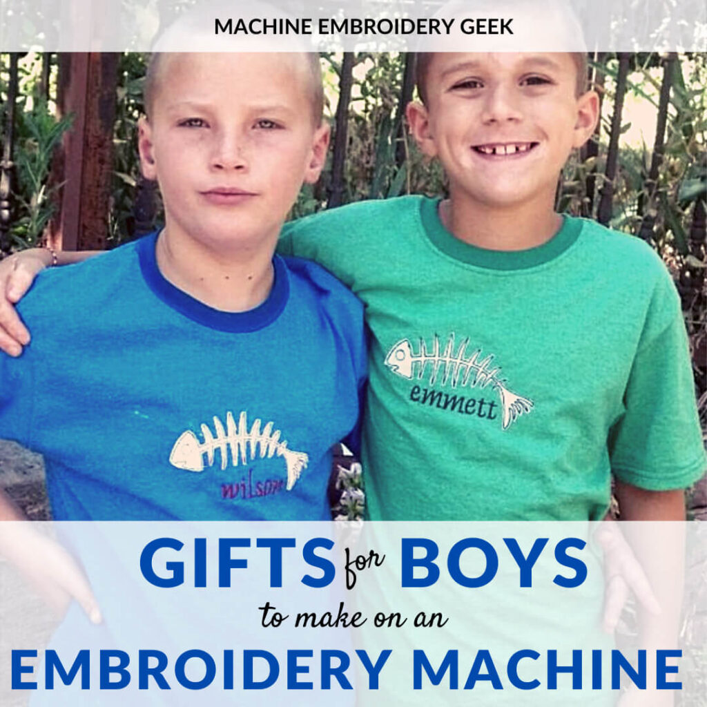 gifts to make for boys on your embroidery machine
