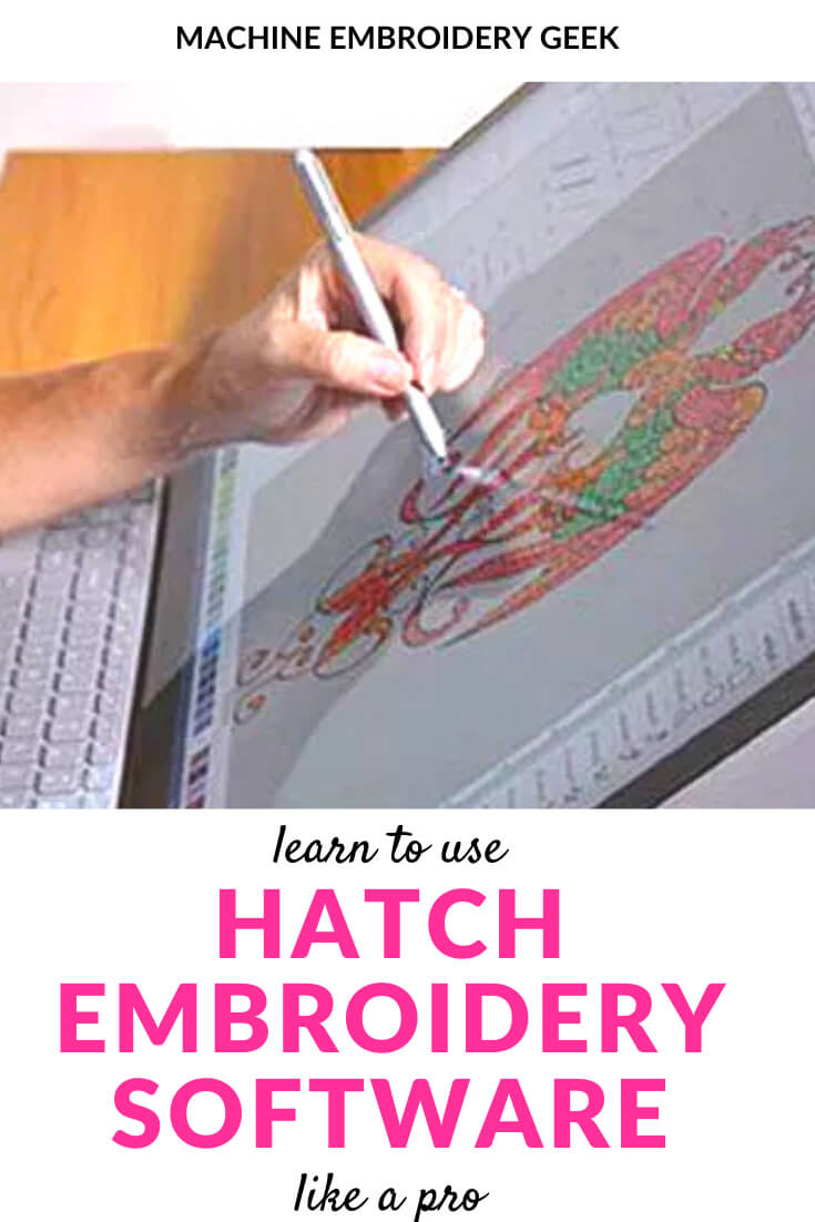 How to use Hatch embroidery software the Deers show you how