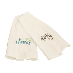Dirty and clean machine embroidery designs