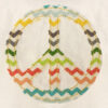 peace sign applique