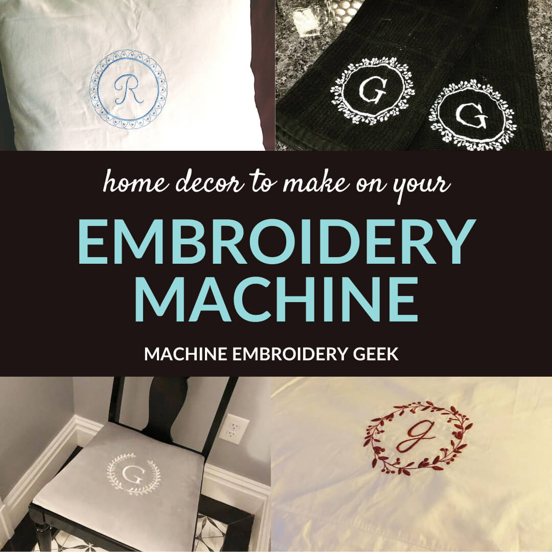 Embroidery DIY Home Decor