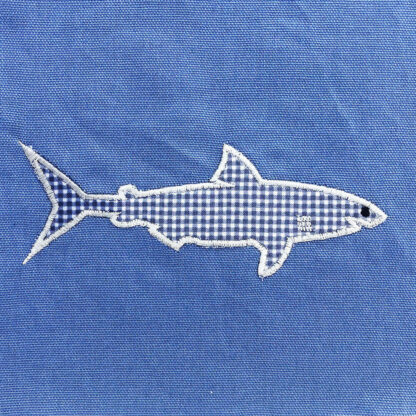 shark applique design