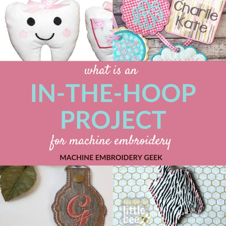 What is an in-the-hoop embroidery project? - Machine Embroidery Geek