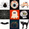 halloween machine embroidery and applique design set