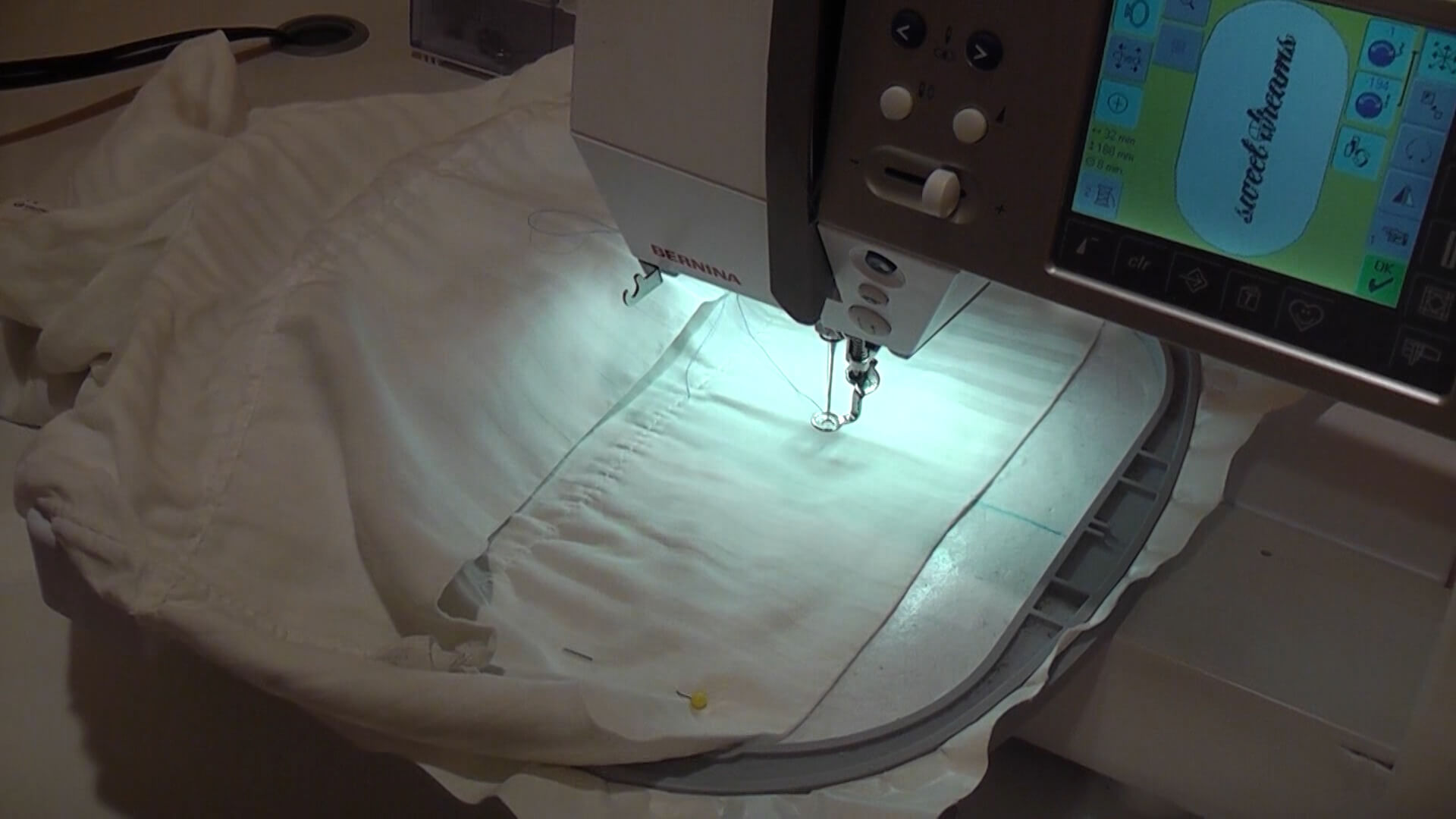 How to embroider on a pillow case Machine Embroidery Geek