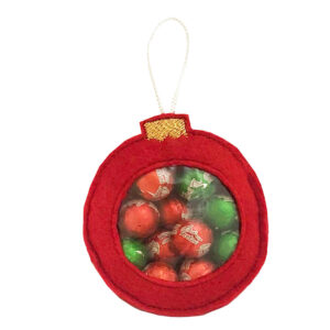 In-the-hoop ornament to fill with candy