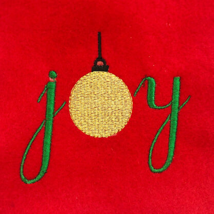 joy with ornament