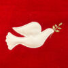 retro peace dove