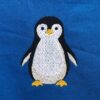 penguin machine embroidery design