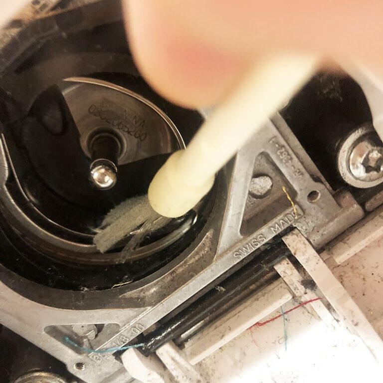 Why is my thread bird nesting underneath the embroidery?