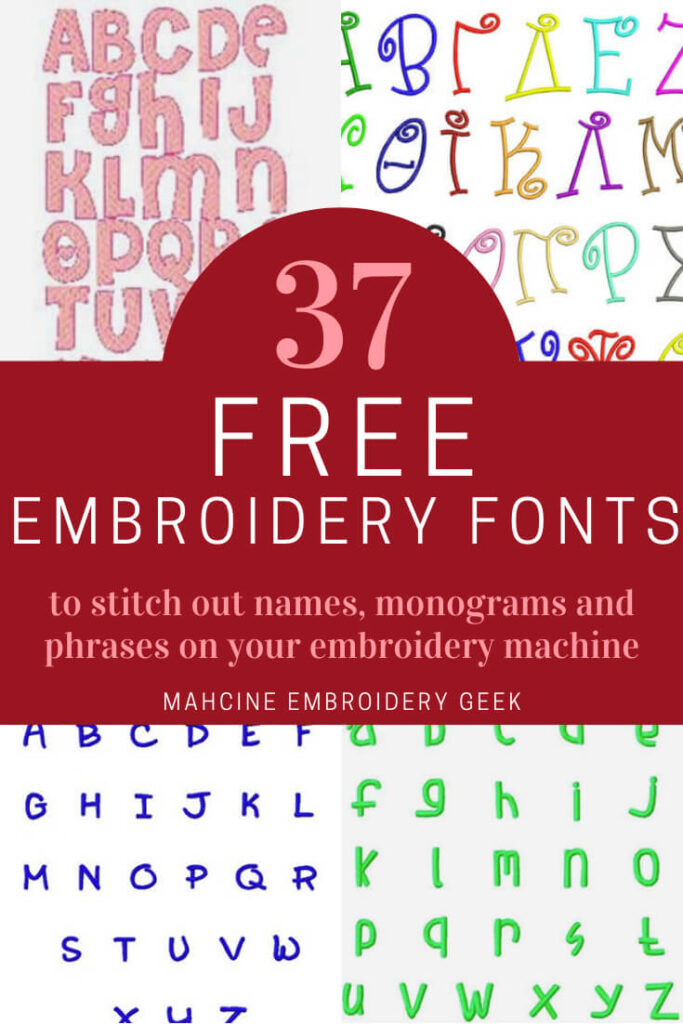 37 free embroidery fonts to download