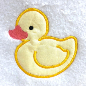 Sweet duck appliqué design