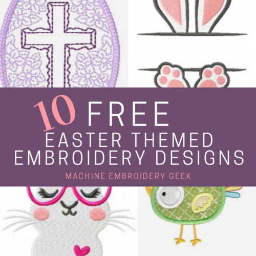10 free Easter embroidery designs