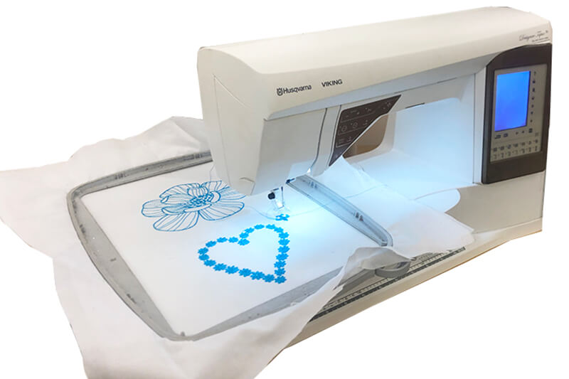 A home embroidery machine is one type of monogram machine