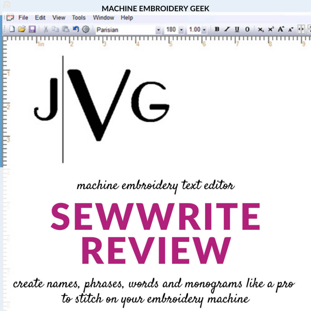 SewWrite review