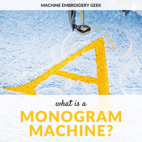 what is a monogram machine?