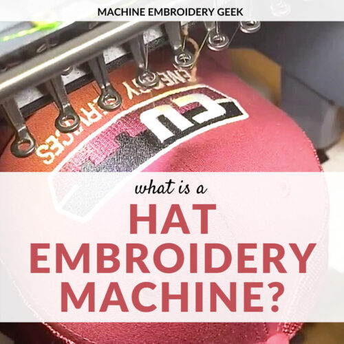 what is a hat embroidery machine
