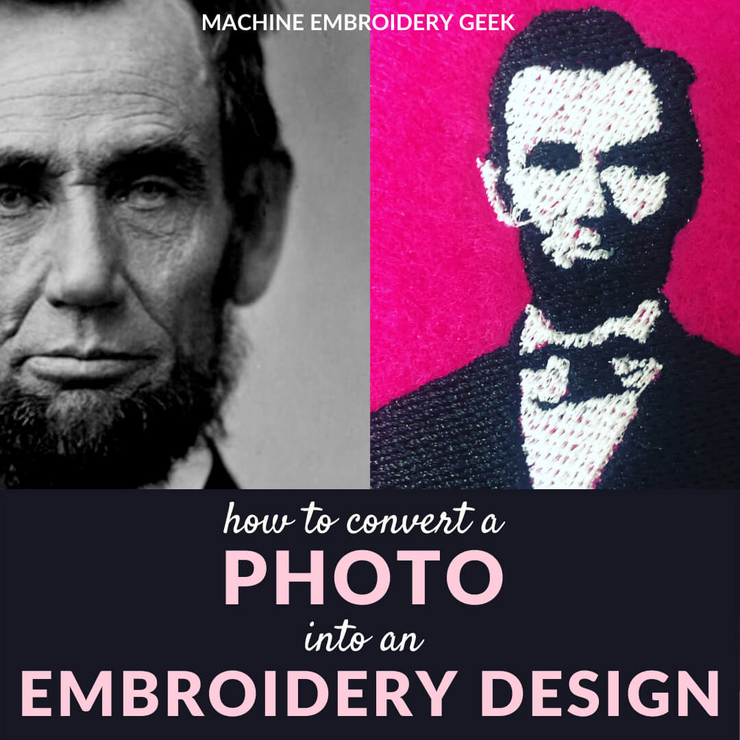 how to convert a photo to an embroidery design